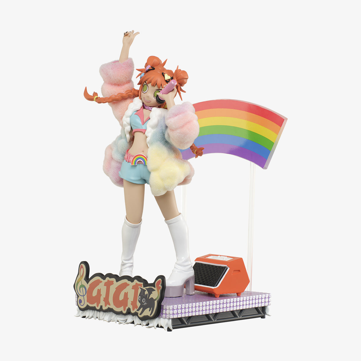 Peach Riot Rainbow Riot Gigi figurine - alternate angle