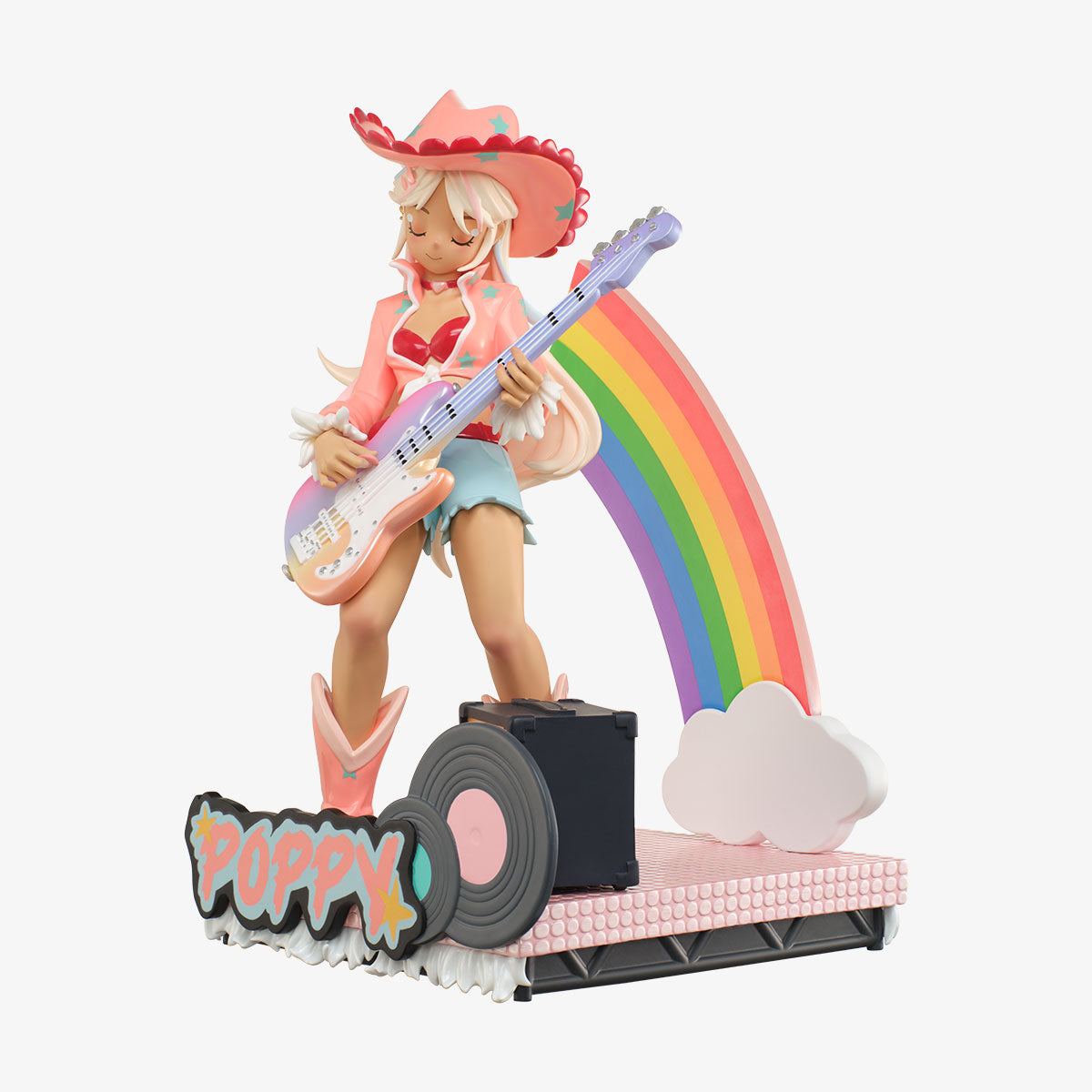 Peach Riot Rainbow Riot Poppy figurine - alternate angle