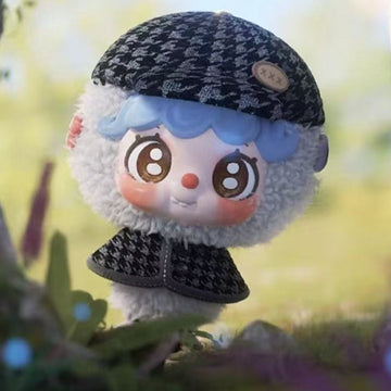 Piropiro Windborne Sweet Dreams Series Plush Pendant Blind Box - Complete blue-haired plush pendant example; random design not guaranteed