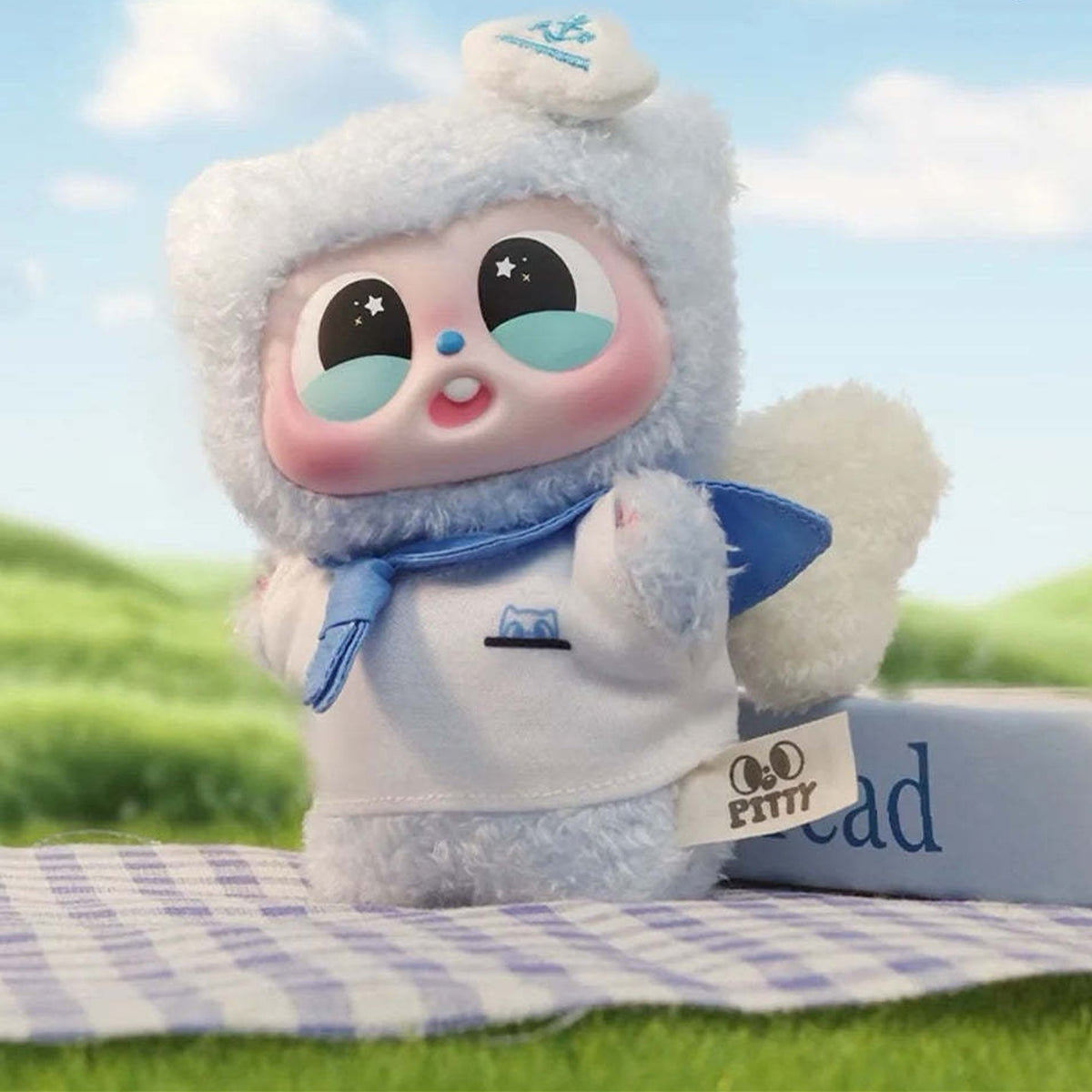 Pitty Fruitty's Paradise Series Vinyl Plush Dolls, Blind Box【TOPTOY】 - Complete blue plush example with sailor-style outfit; random design not guaranteed