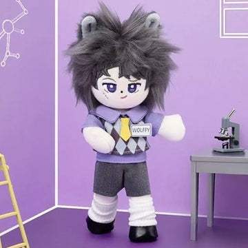 Pleasant Goat and Big Big Wolf Energy Loading Series Plush Pendant Blind Box - Complete wolf plush pendant example; random design not guaranteed