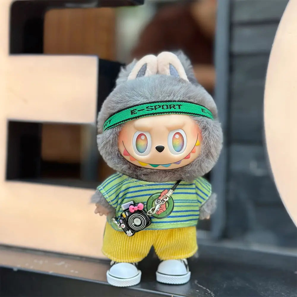 Plush Figure Bag Charm with Outfit — Sports Style - front view | KikiBuddies