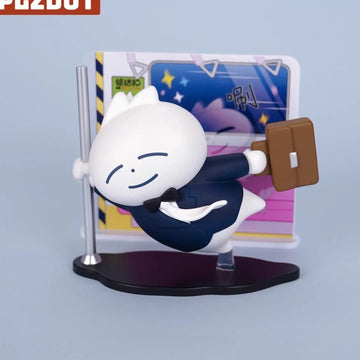 PLZDOT Bowties Cat of The Year Series Figure Blind Box - Transit scene complete design example; random design not guaranteed