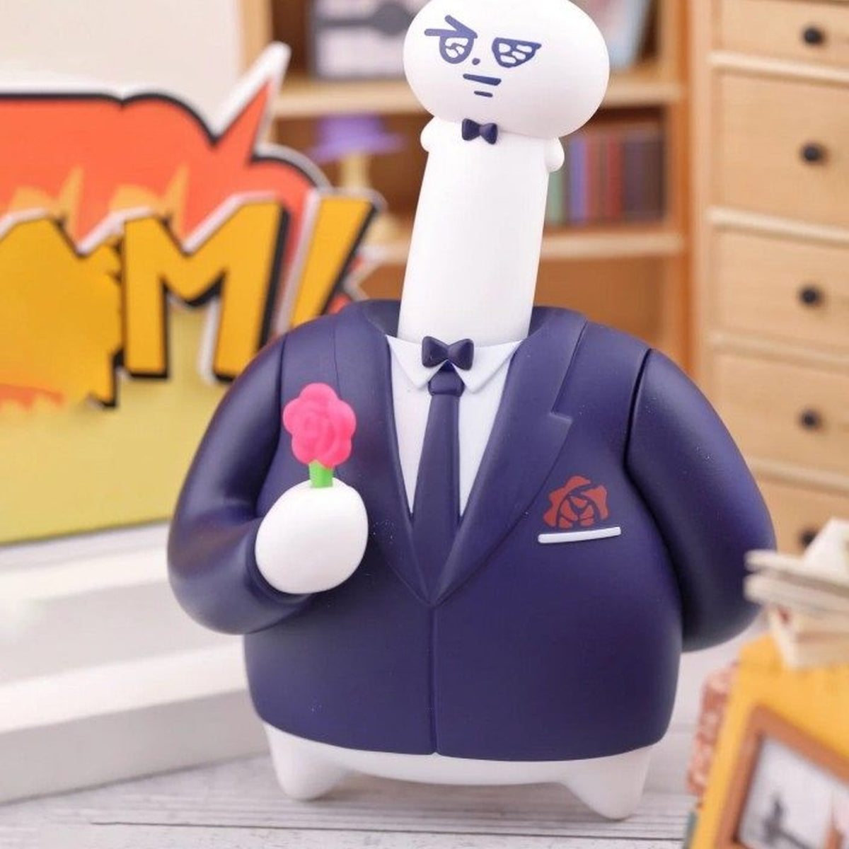 PLZDOT Bowties Cat of The Year Series Figure Blind Box - Long neck design detail; random design not guaranteed
