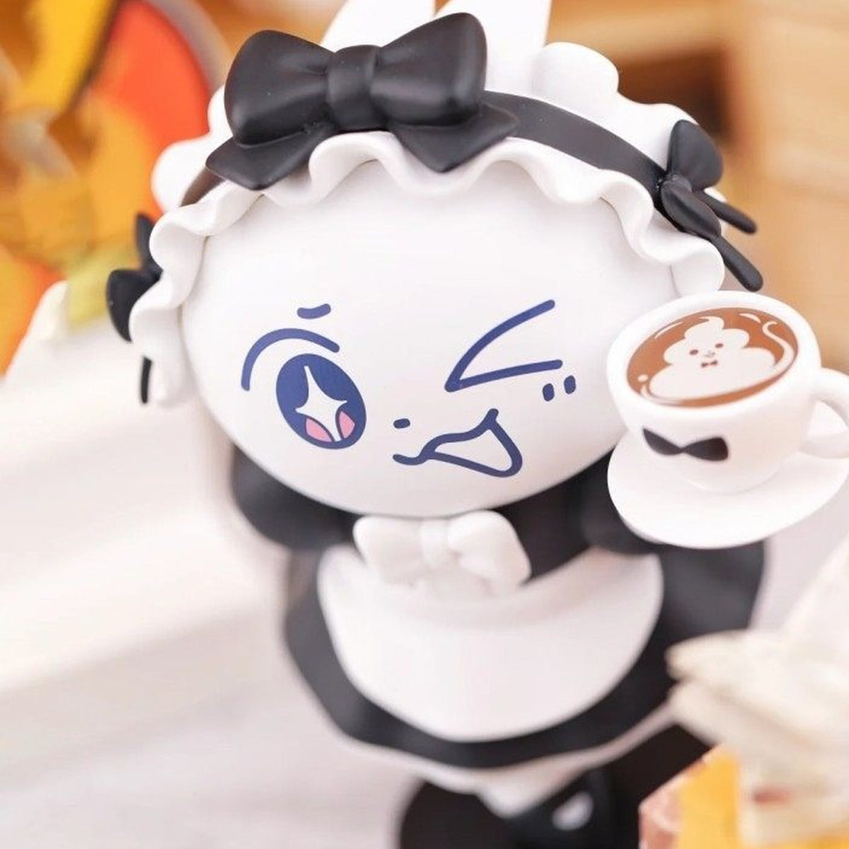 PLZDOT Bowties Cat of The Year Series Figure Blind Box - Cafe outfit design detail; random design not guaranteed