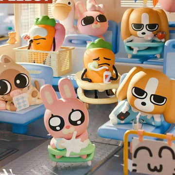Plzdot Lipu Friends Be a Baby Series Figure Blind Box - Series scene overview; random design not guaranteed