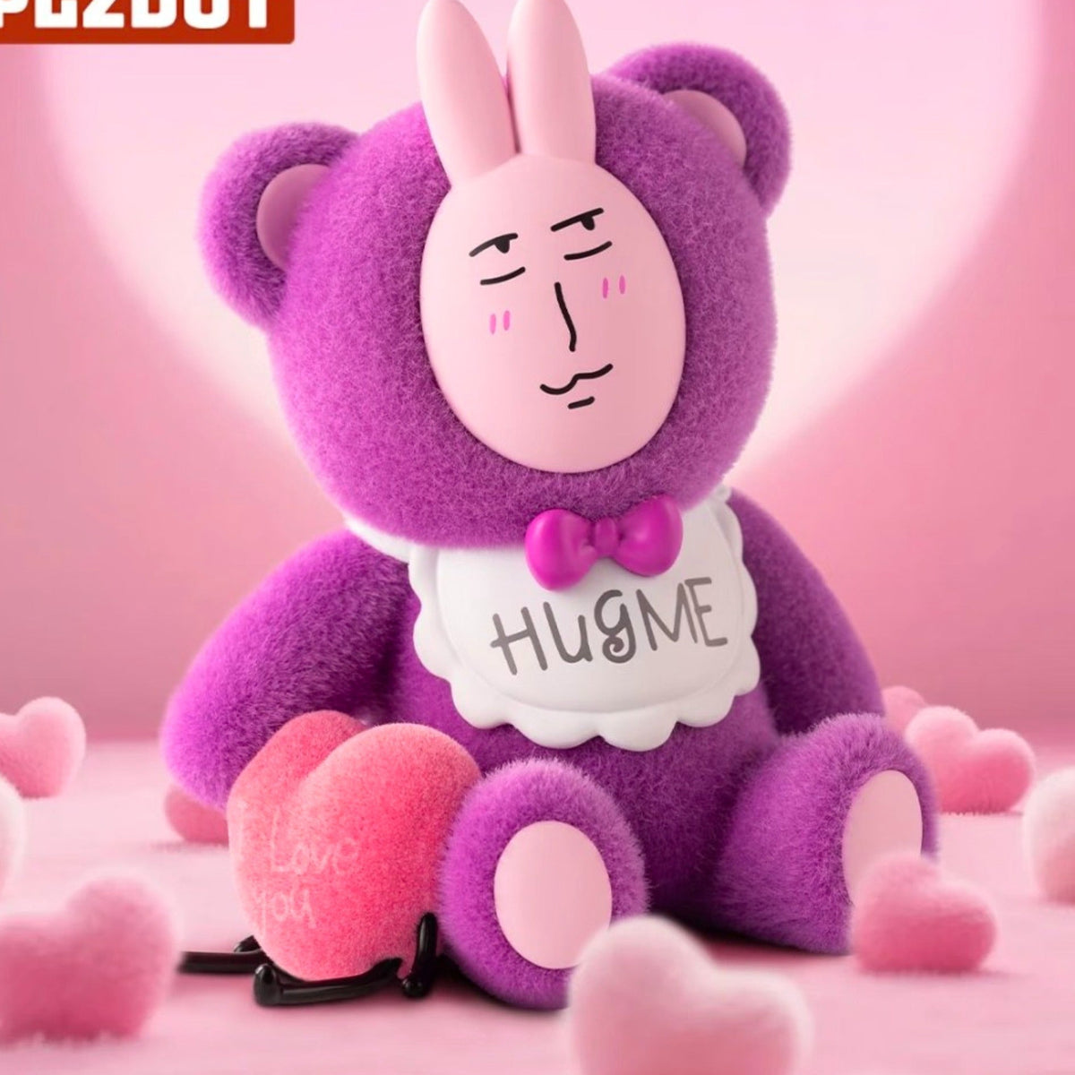 PLZDOT My Friend Rabbit Beautiful Mood Series Figure Blind Box - Purple costume design example; random design not guaranteed