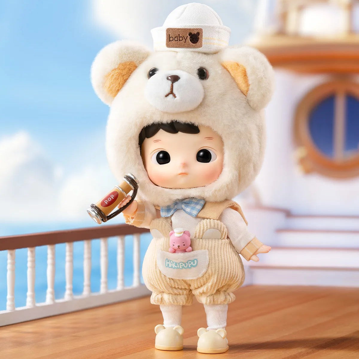 HACIPUPU Captain Bear action figure in original front product photograph