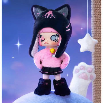 MOLLY Peekaboo Black Cat secret action figure in standing pose; scene props not included