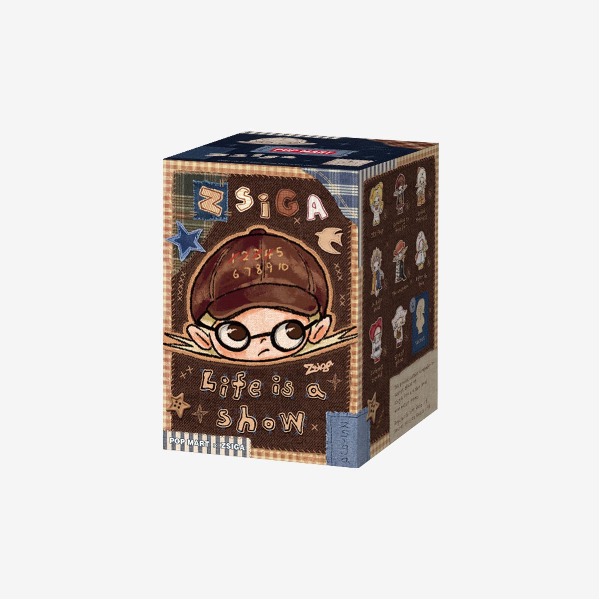 Zsiga Life is a Show one random blind box package; package illustration does not identify the figure inside