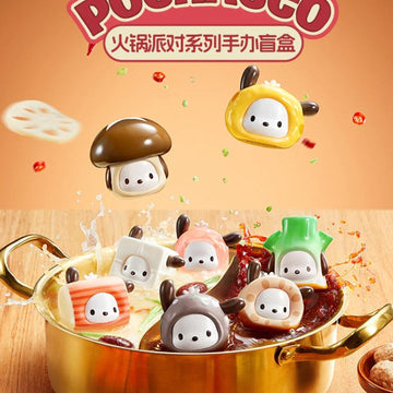 Pocha Hot Pot Party Series Figures, Blind Box - Hot pot series overview with complete figure examples; random design not guaranteed
