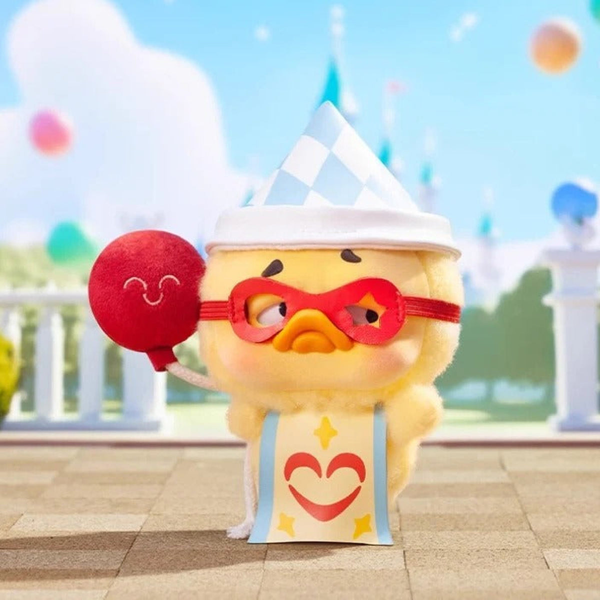 POCKET UPSETDUCK V4 Crazy Circus Duck Series Plush Dolls, Blind Box - Ice cream costume complete design example; random design not guaranteed