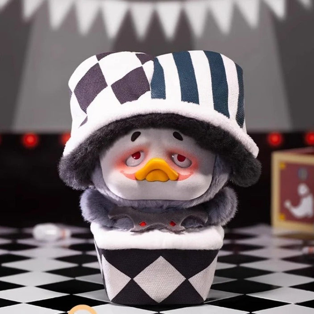 POCKET UPSETDUCK V4 Crazy Circus Duck Series Plush Dolls, Blind Box - Magician costume design example; random design not guaranteed