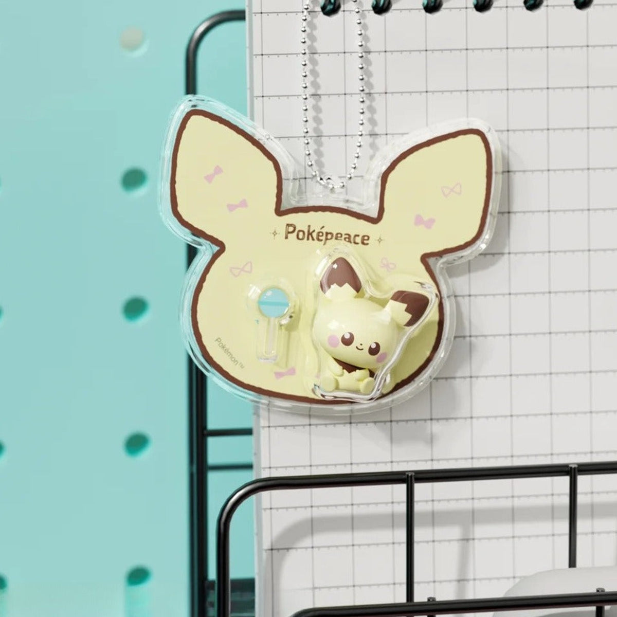 Poképeace Cozy Dream Series Pendant Blind Box - Transparent shaped pendant enclosing a soft-vinyl character with bead chain; example design only