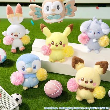 Poképeace The Cheerful Cheer leading Squad Series Plush Blind Box - Series design overview; random design not guaranteed