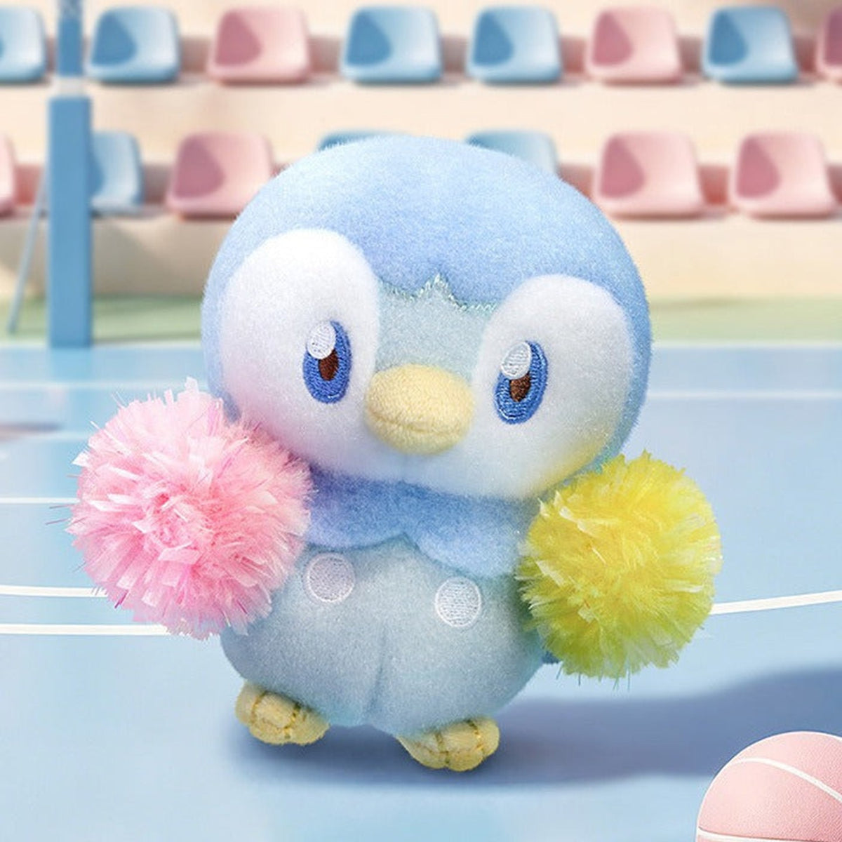 Poképeace The Cheerful Cheer leading Squad Series Plush Blind Box - Blue design example; random design not guaranteed