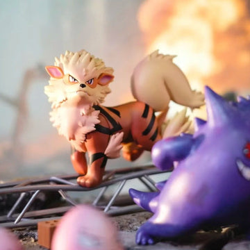 Pokemon Dream Drawing 151 Figure And Pack Combo Blind Box - Arcanine figure example in a staged setting; random design not guaranteed