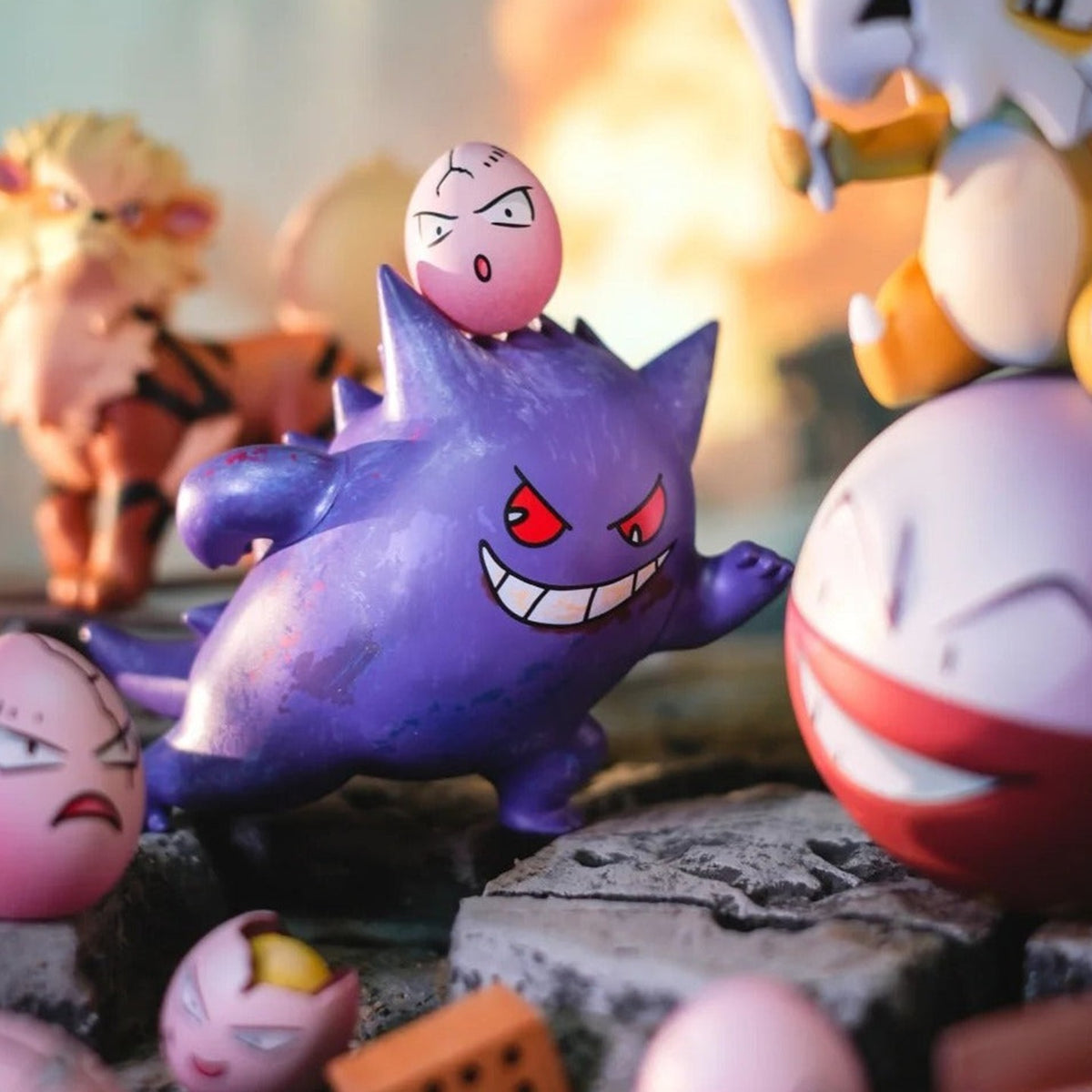 Pokemon Dream Drawing 151 Figure And Pack Combo Blind Box - Gengar figure example in a staged setting; random design not guaranteed