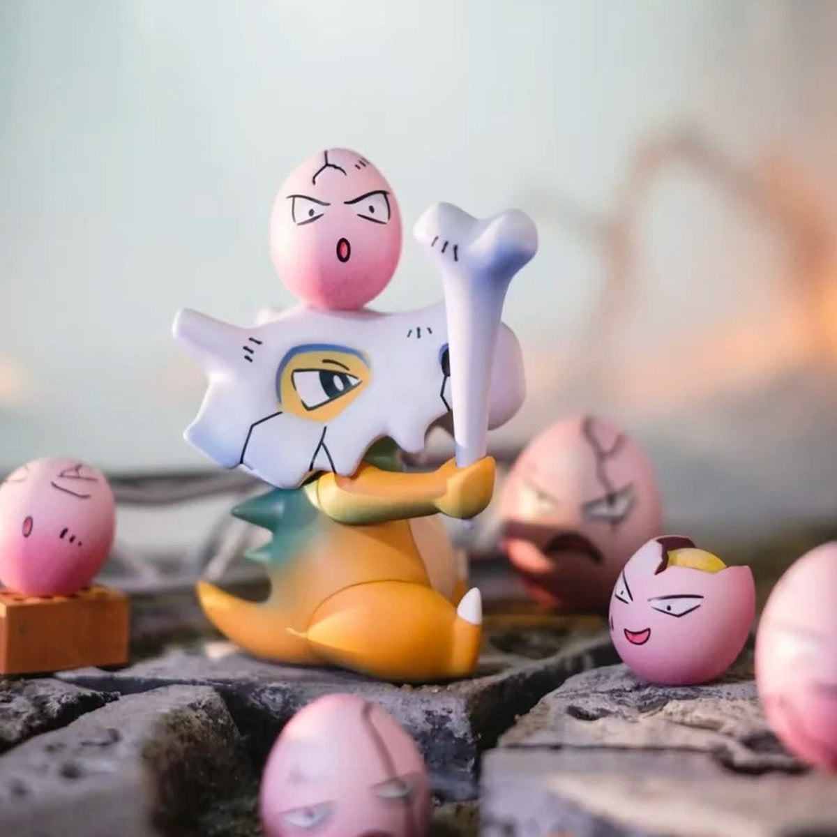 Pokemon Dream Drawing 151 Figure And Pack Combo Blind Box - Marowak figure example in a staged setting; random design not guaranteed