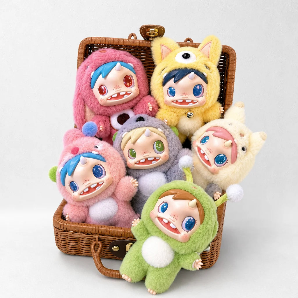 POLAR Monster Baby Collection Series Plush Pendant V1 Figure Confirmed Box - Sealed Fullset full set image | KikiBuddies