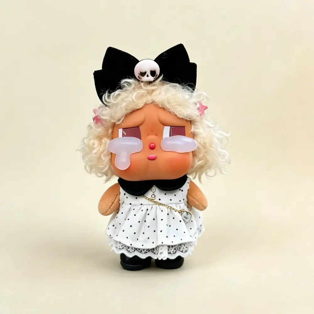 Polka Dot Skirt Set for Crybaby SP (30–33cm) - main product card | KikiBuddies
