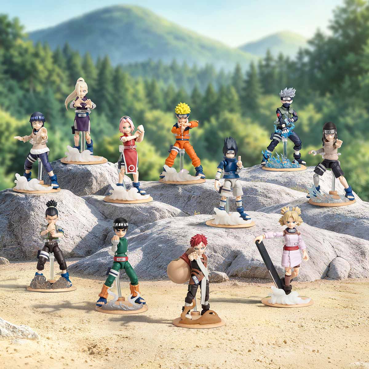 NARUTO Chunin Exam Arc possible series figures; lineup not a single-box quantity
