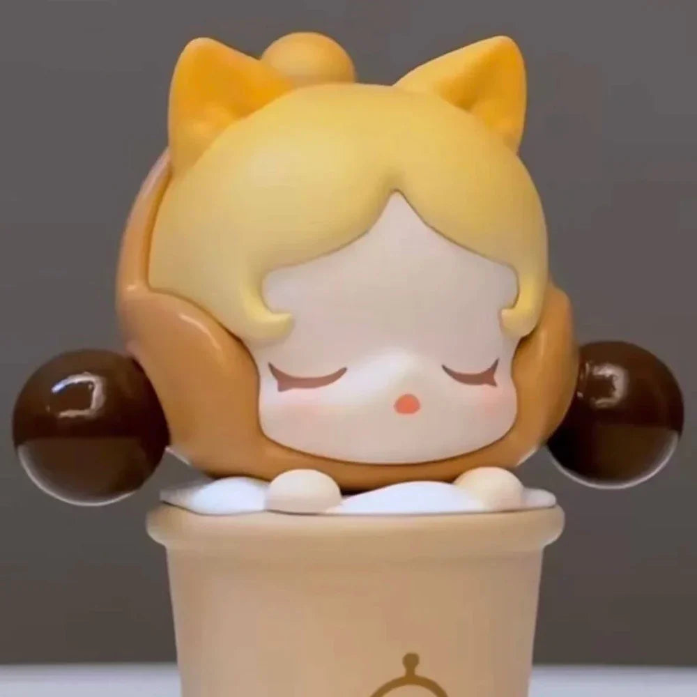 Skullpanda Pop Bean Bubble Tea Series — Confirmed Figure - front view | KikiBuddies