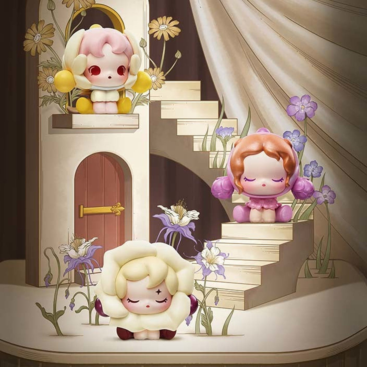 POP BEAN SKULLPANDA Petals in Four Acts Series Mini Beans Blind Box — G4 | KikiBuddies