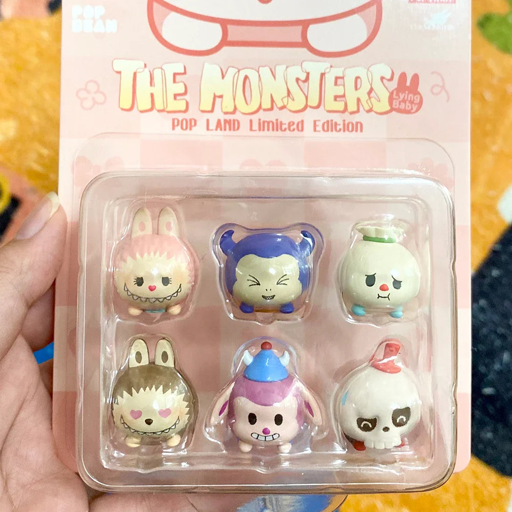 THE MONSTERS Pop Bean Labubu — Lying Baby Set - main product card | KikiBuddies