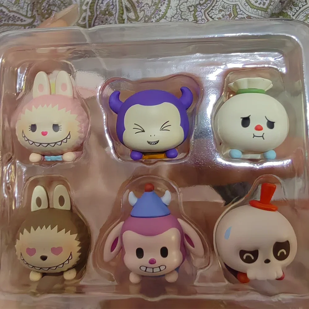 THE MONSTERS Pop Bean Labubu — Lying Baby Set - front view | KikiBuddies