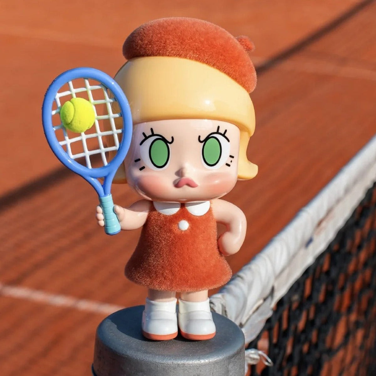 POP MART ANGRY MOLLY Clay Court Series Figure — G1 | KikiBuddies