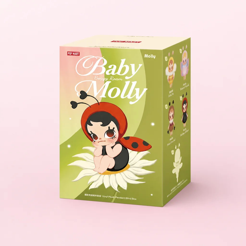 POP MART Baby Molly Buggy Roam Series Vinyl Plush Pendant Blind Box (PRE-ORDER) main product image