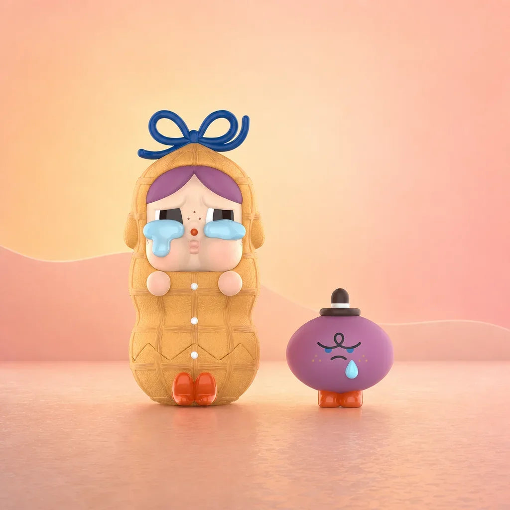 POP MART CRYBABY THE CRACKED PEANUT FIGURE - Main Image - pop mart crybaby the cracked peanut figure 01 main
