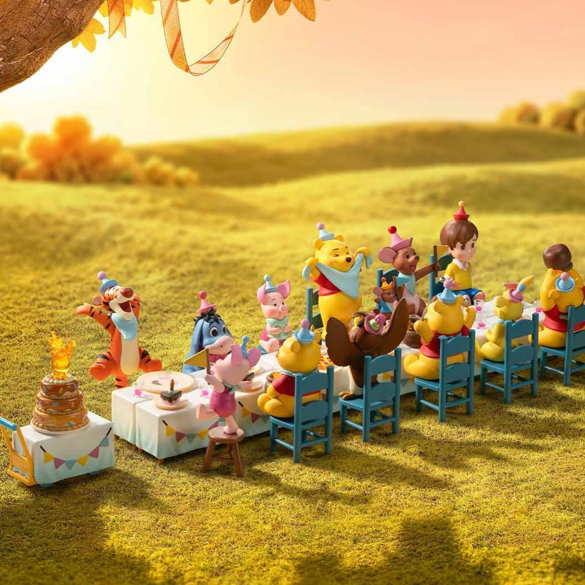 POP MART DSN Winnie the Pooh Let's Party! Series Figures Blind Box — G2 | KikiBuddies