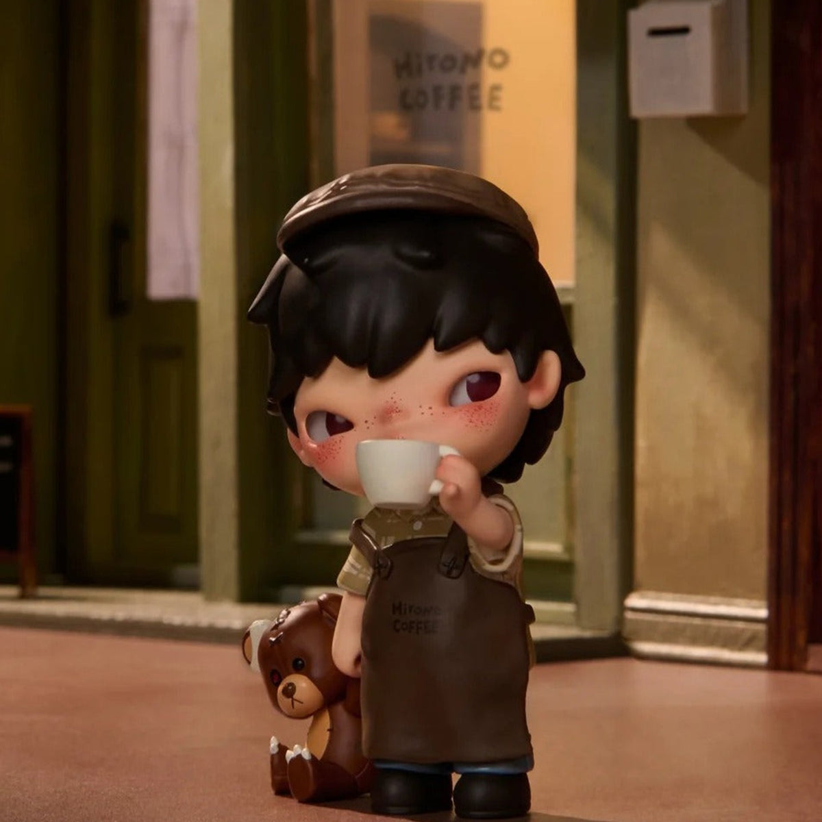 POP MART Hirono Coffee Series Figure Hanging Card — G2 | KikiBuddies