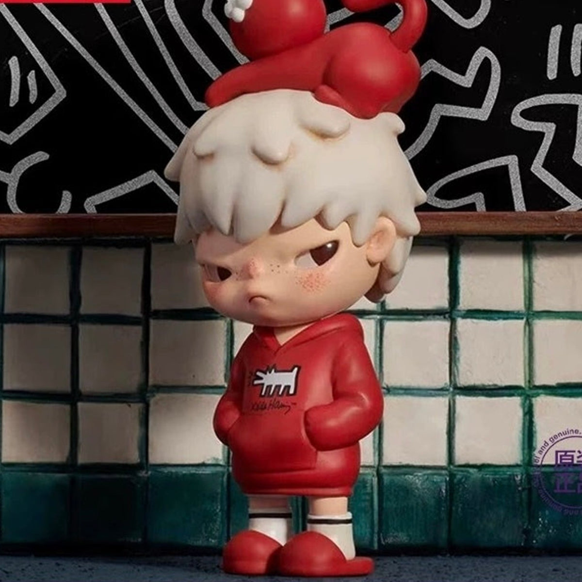 POP MART Hirono x Keith Haring Art Figure Hanging Card — G1 | KikiBuddies