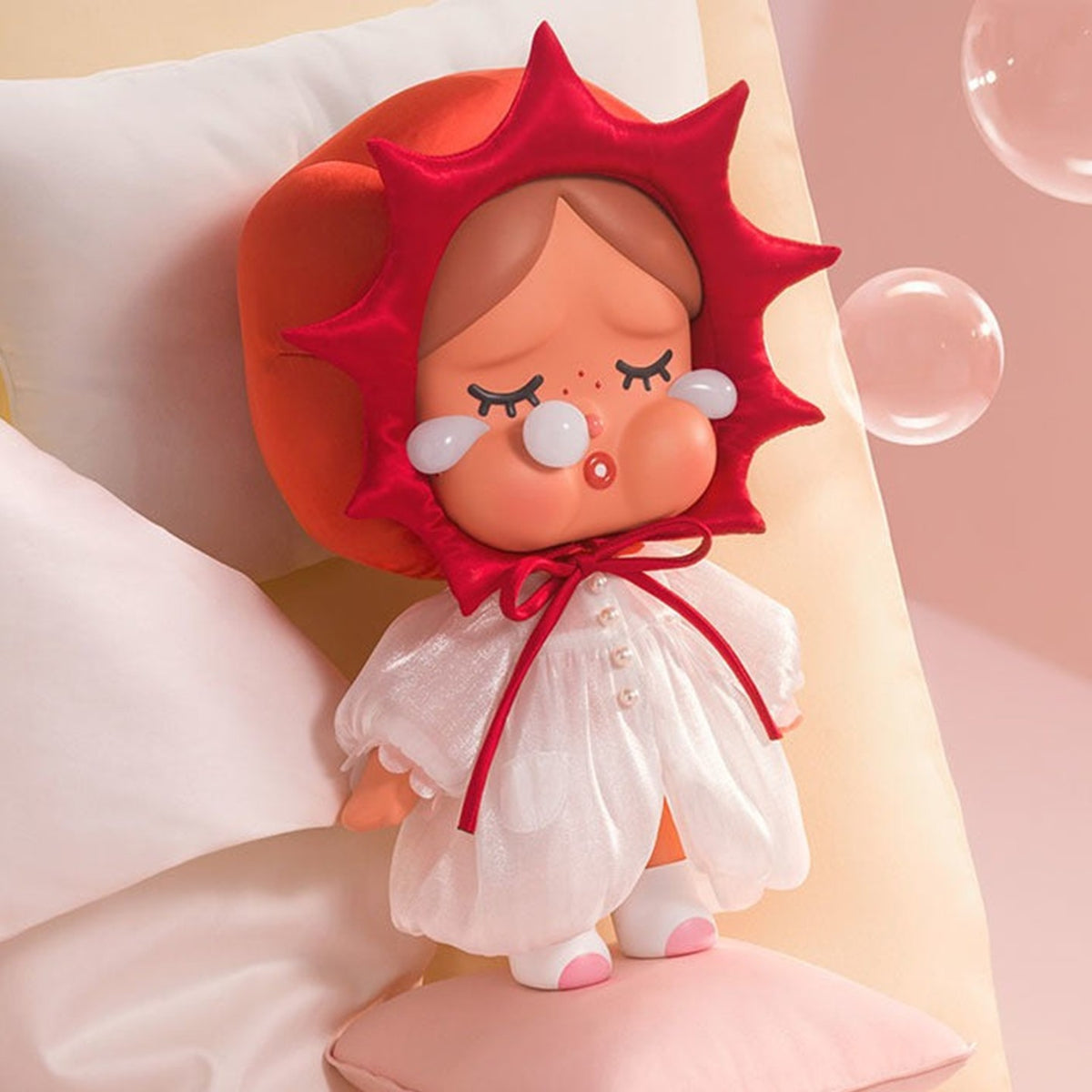 POP MART MEGA CRY BABY Morning Lazy Series 400% Figure — G2 | KikiBuddies