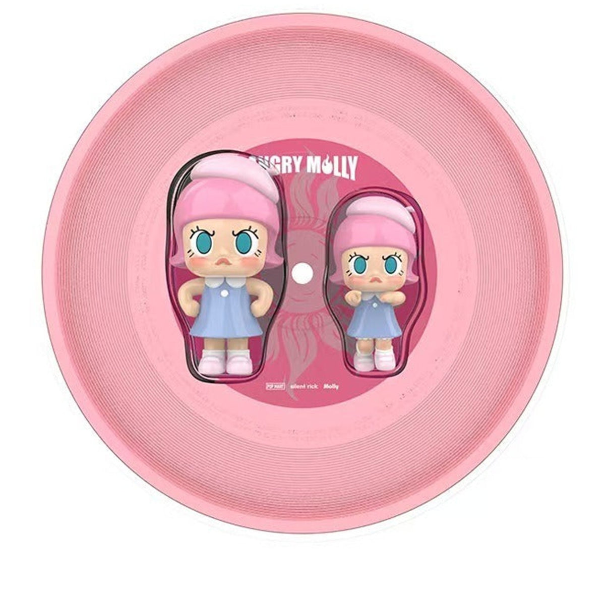POP MART MOLLY 20th Anniversary Angry Molly Single Record Set "Re"  Series Figure Hanging Card — G1 | KikiBuddies