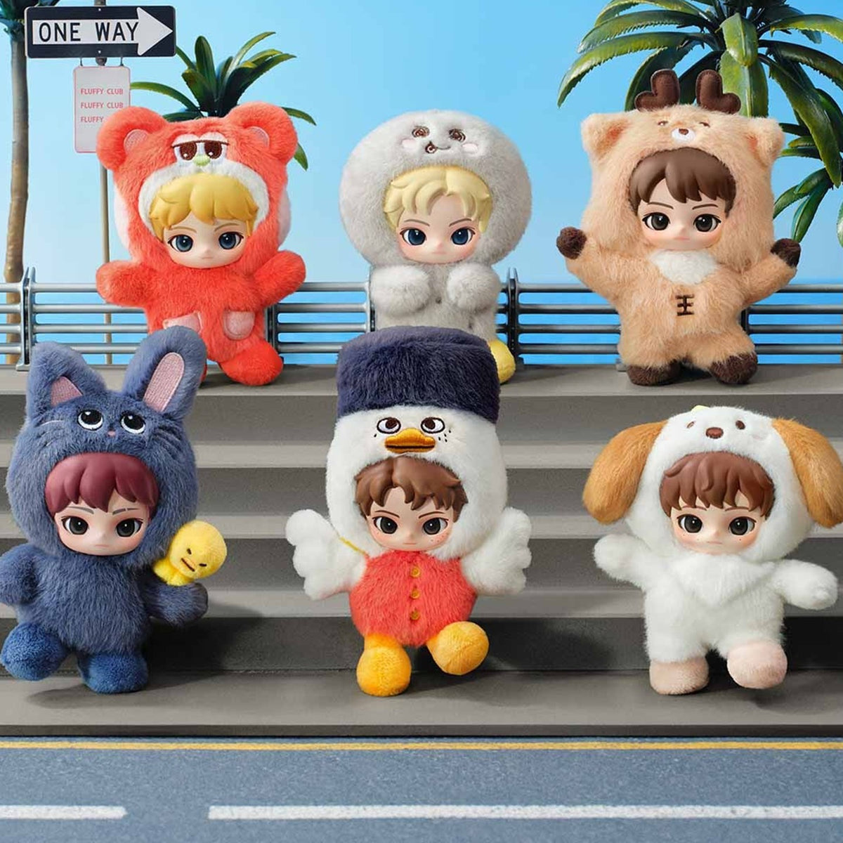 POP MART RIIZE Fluffy Club Series Vinyl Plush Doll Pendant Blind Box — G2 | KikiBuddies