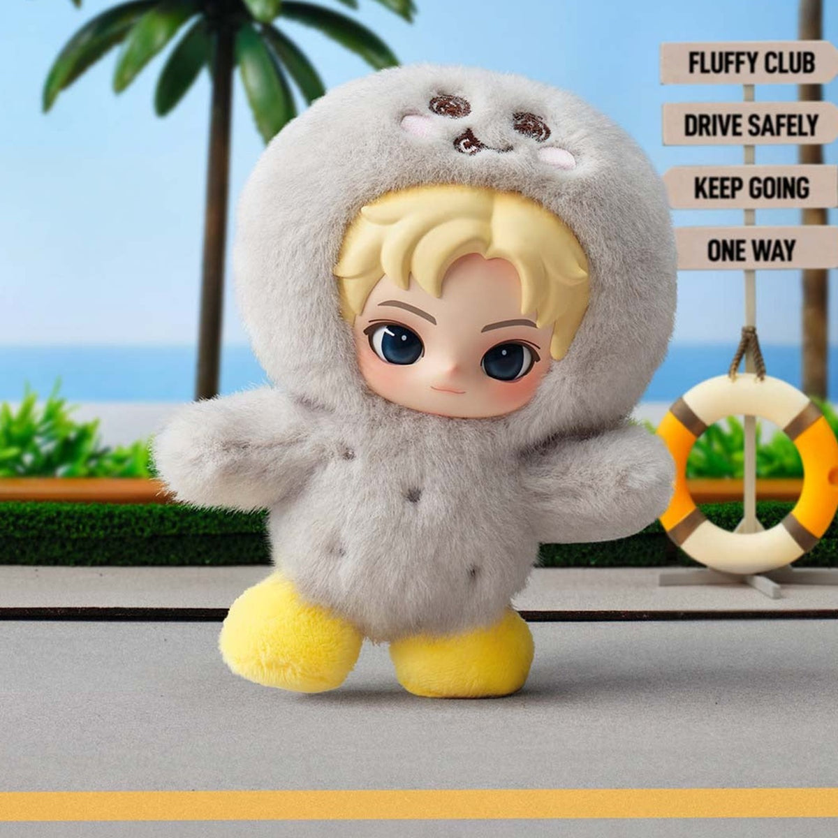 POP MART RIIZE Fluffy Club Series Vinyl Plush Doll Pendant Blind Box — G3 | KikiBuddies