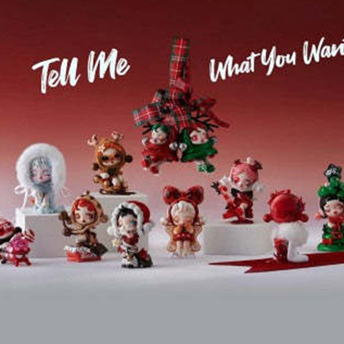 POP MART Skullpanda Tell Me What You Want Series Figures, Blind Box, Christmas Theme — G2 | KikiBuddies