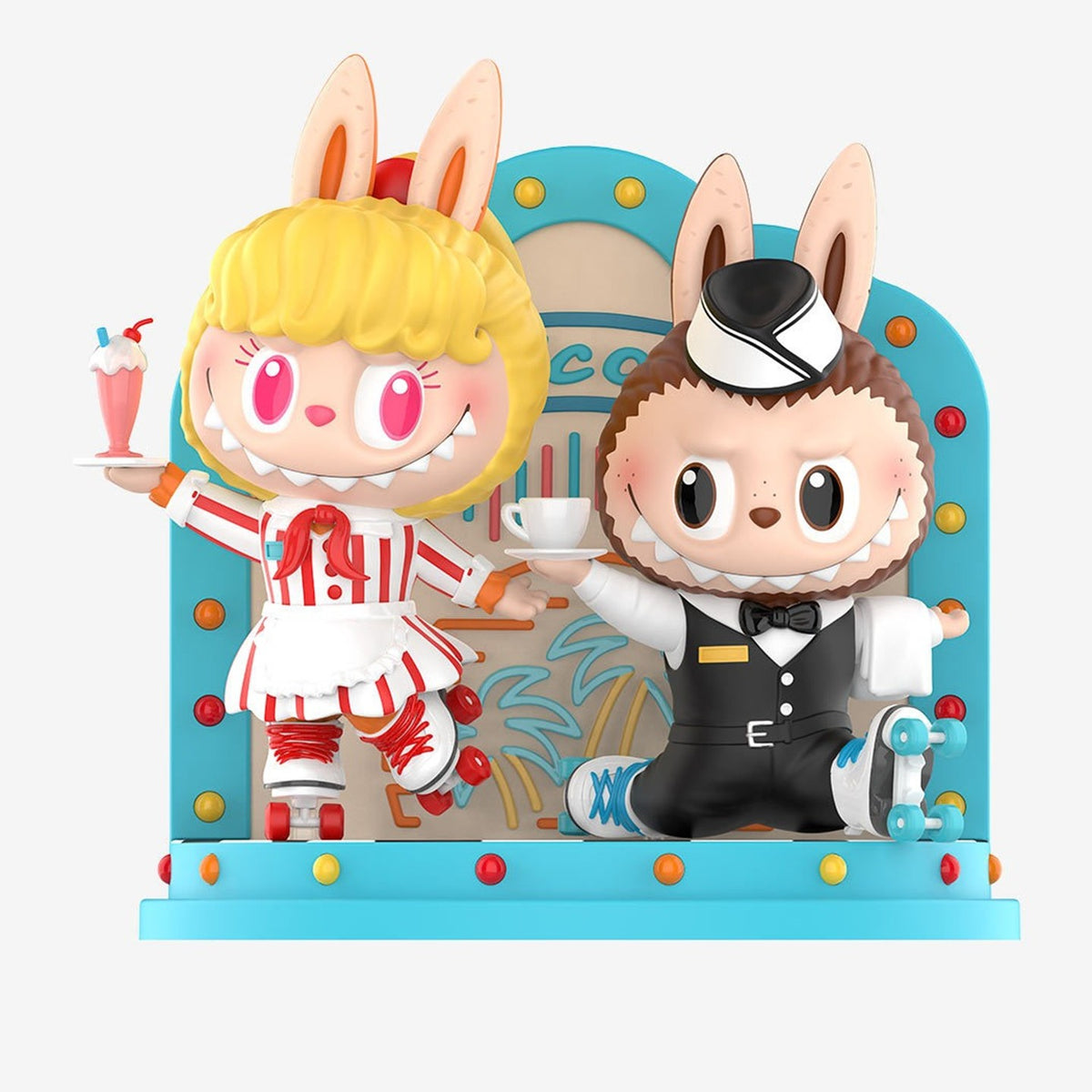 POP MART THE MONSTERS Cafeteria Figurine Hanging Card — G4 | KikiBuddies