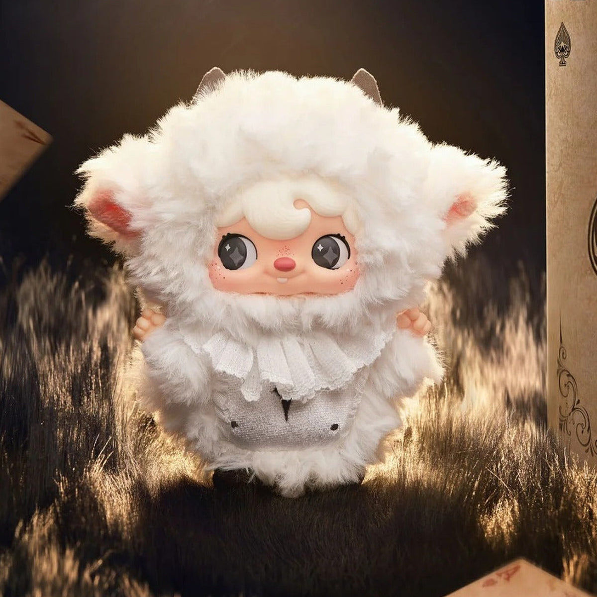 Pouka Pouka Me and Me Series Vinyl Plush Blind Box - Complete white lamb-costume plush doll example; random design not guaranteed