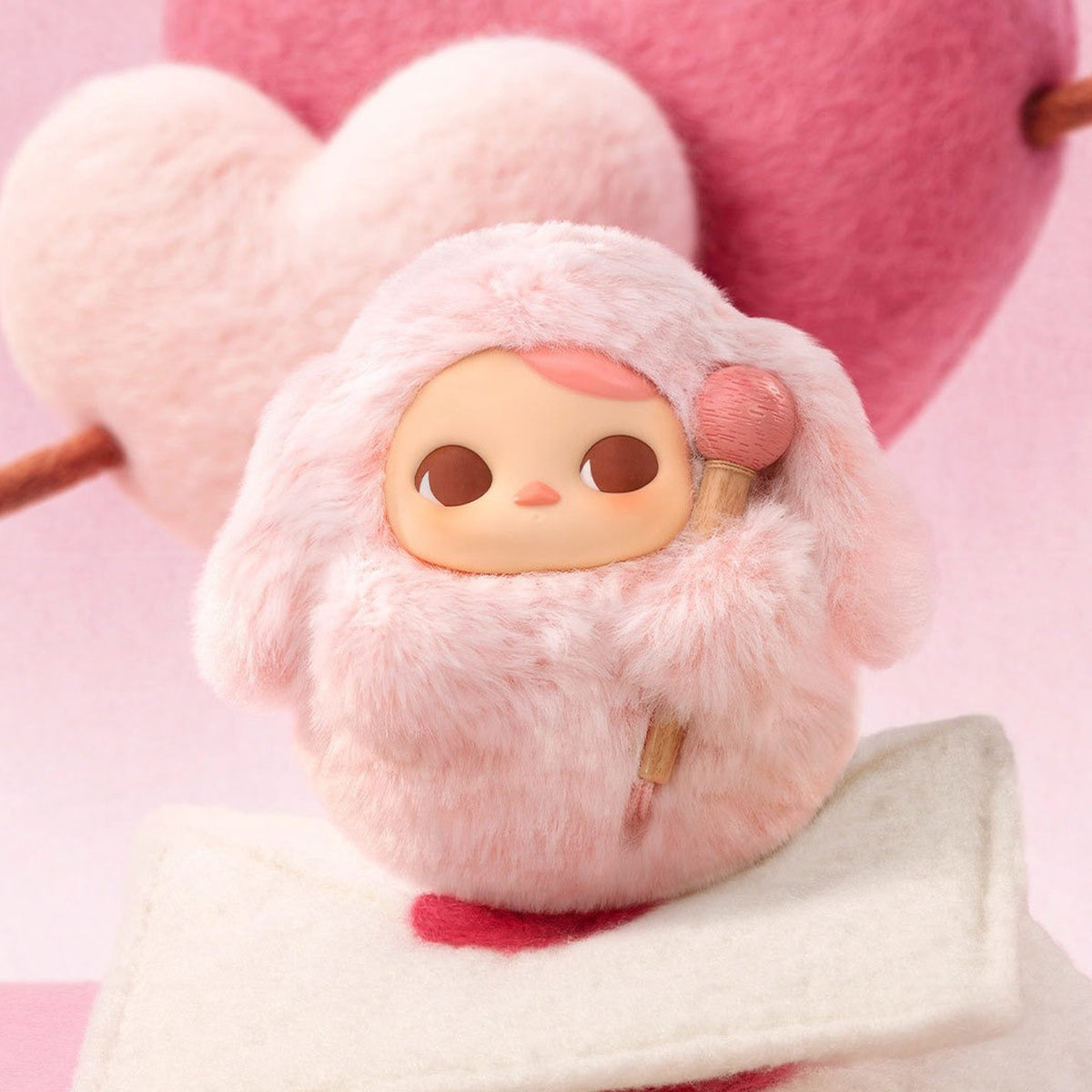 pucky tap tap babies vinyl plush pendant blind box — fate design heart scene