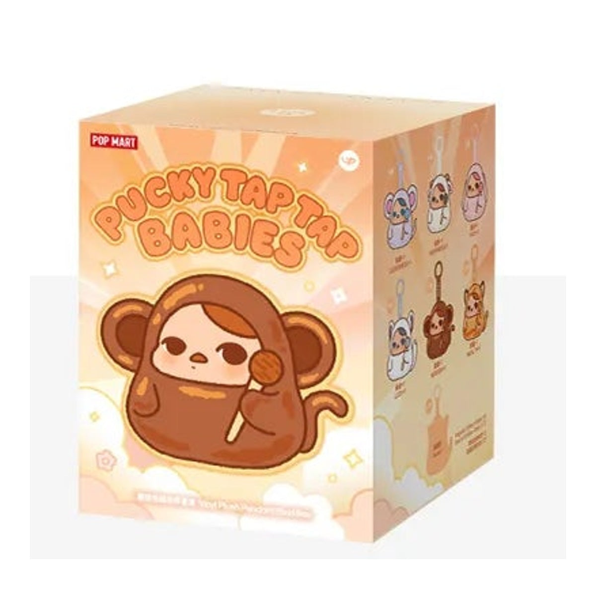 pucky tap tap babies vinyl plush pendant blind box — random single box packaging