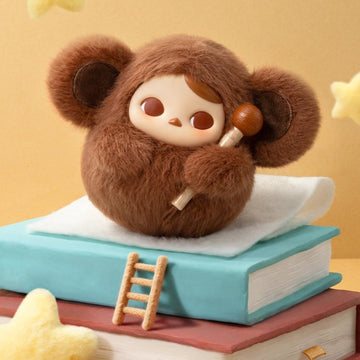 pucky tap tap babies vinyl plush pendant blind box — wisdom design book scene