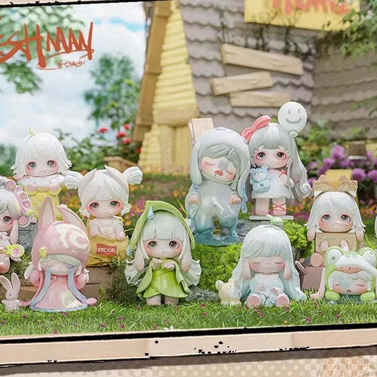 Rabeea I'm Not a Weird Kid Series Figures, Blind Box - Series overview with complete central figure examples; random design not guaranteed
