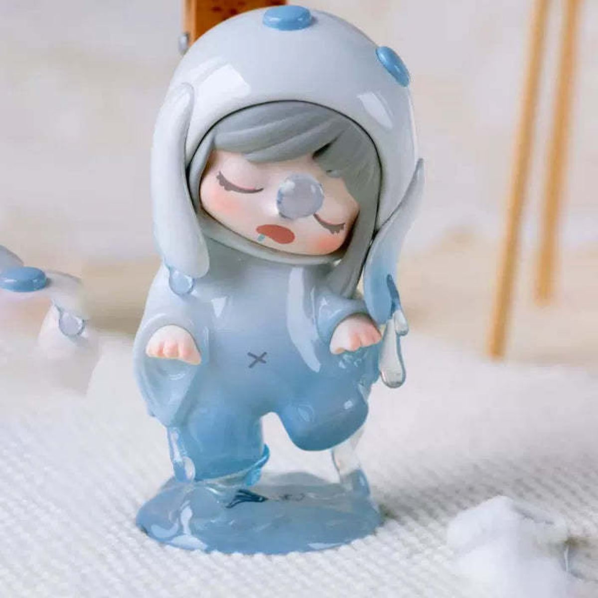 Rabeea I'm Not a Weird Kid Series Figures, Blind Box - Blue water complete figure example; random design not guaranteed