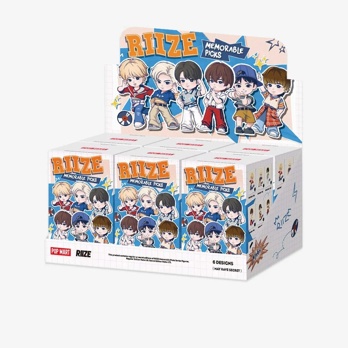 RIIZE Memorable Picks packaging 1 SET (6 BOXES)