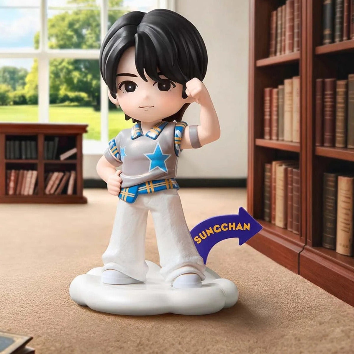 RIIZE Memorable Picks figure blind-box series: SUNGCHAN figure scene; possible random design